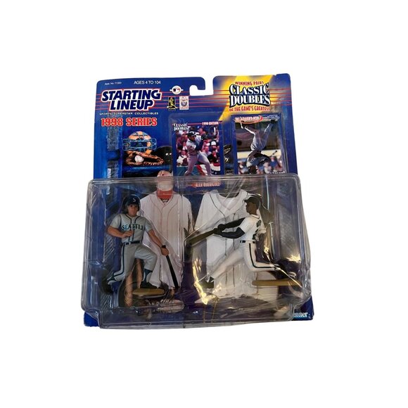 Starting Lineup 1998 Classic Doubles Ken Griffey Jr. Alex Rodriguez MLB Figures - Picture 1 of 4